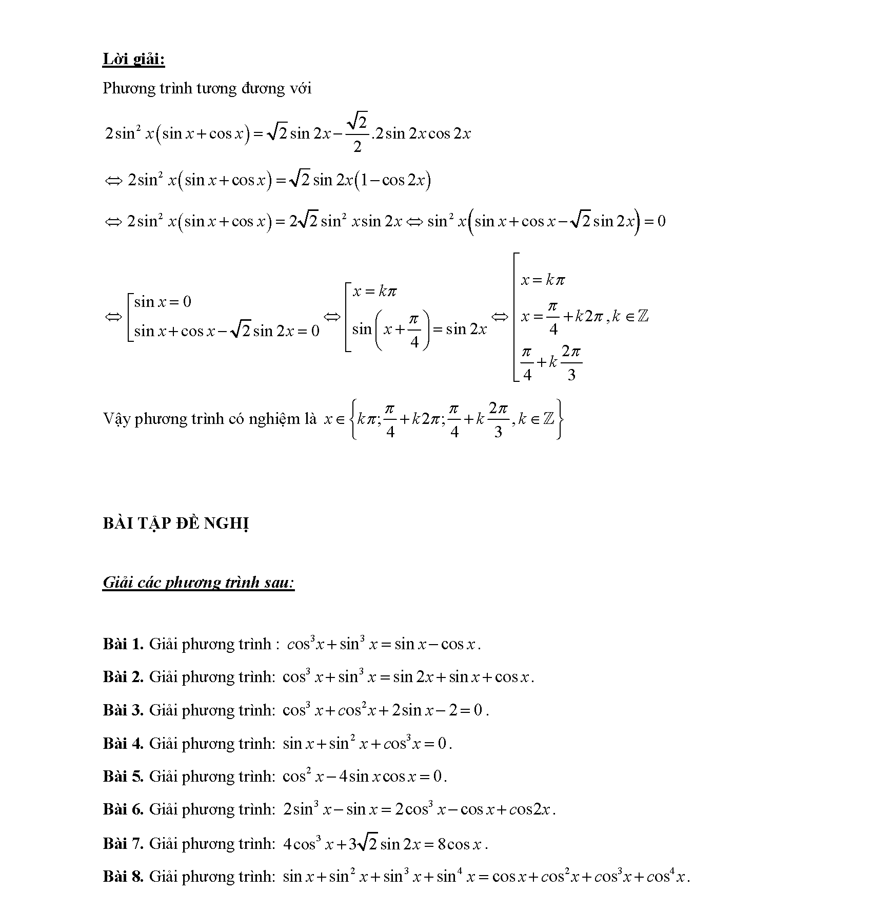Chuyên đề phương trình lượng giác 36