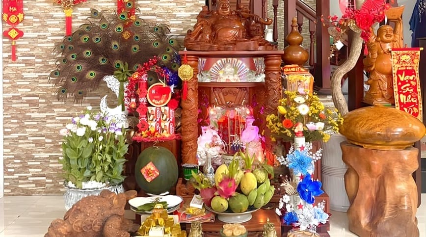 Mâm lễ cho ngày rằm tháng 8 Thần Tài