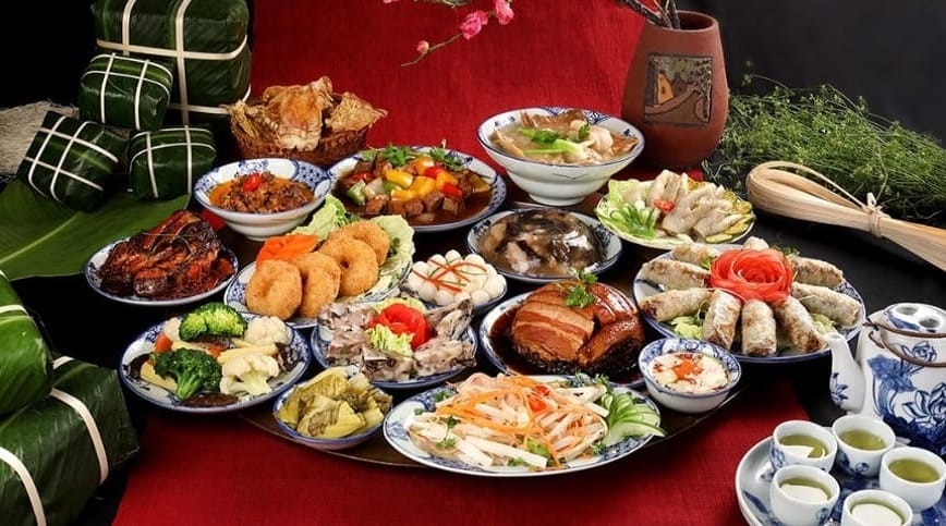 Mâm lễ cúng giao thừa mùng 1 tết