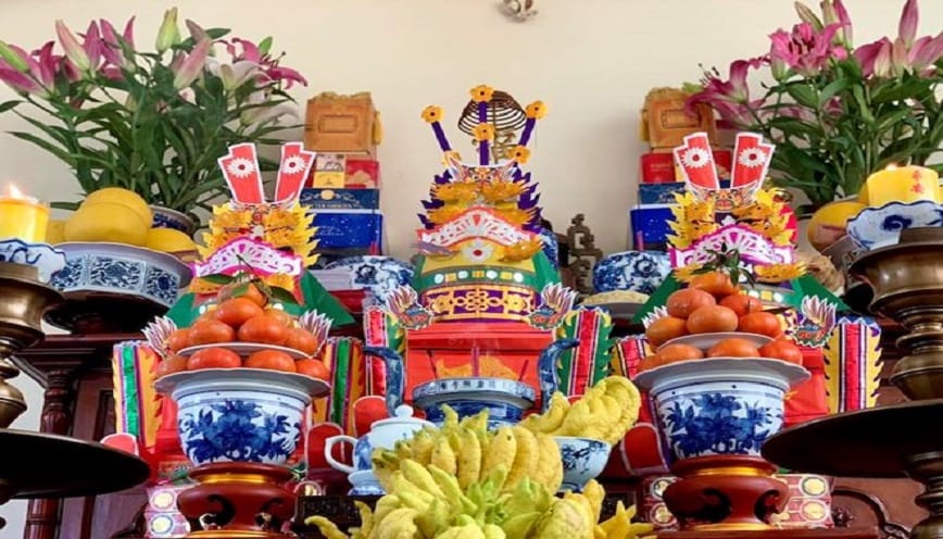 Mâm lễ cúng ông Công, ông Táo