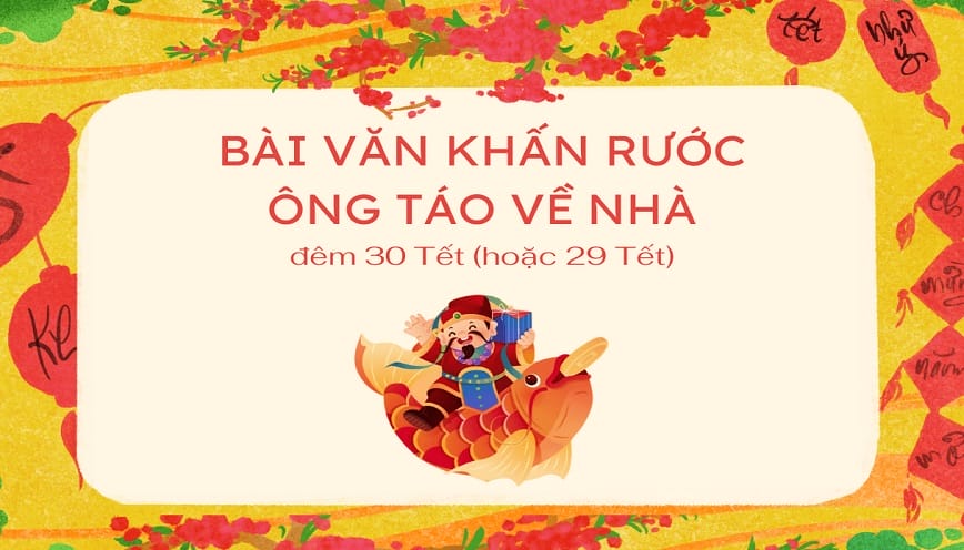 Văn khấn rước ông Táo về nhà hay nhất