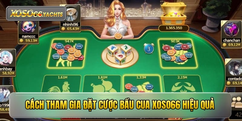Cách tham gia đặt cược bầu cua xoso66 hiệu quả