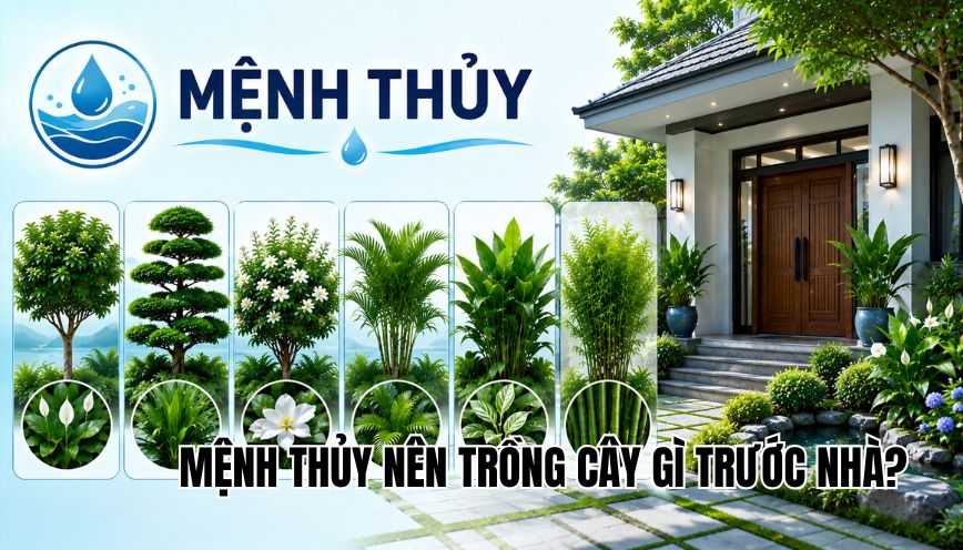 mệnh thủy nên trồng cây gì trước nhà